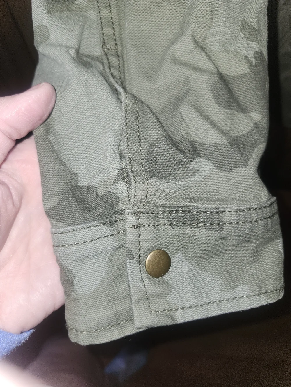 Old Navy Dark Olive Camo Utility Jacket XXL Contemporary Streetwear Military Chi